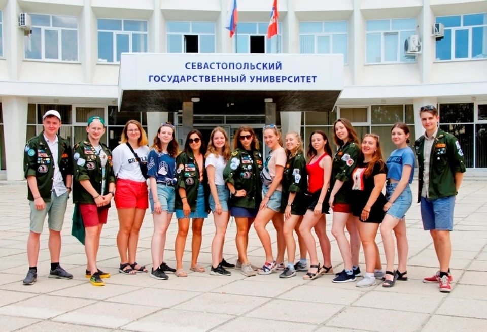 Новоиспеченные вожатые. Фото: sevsu.ru