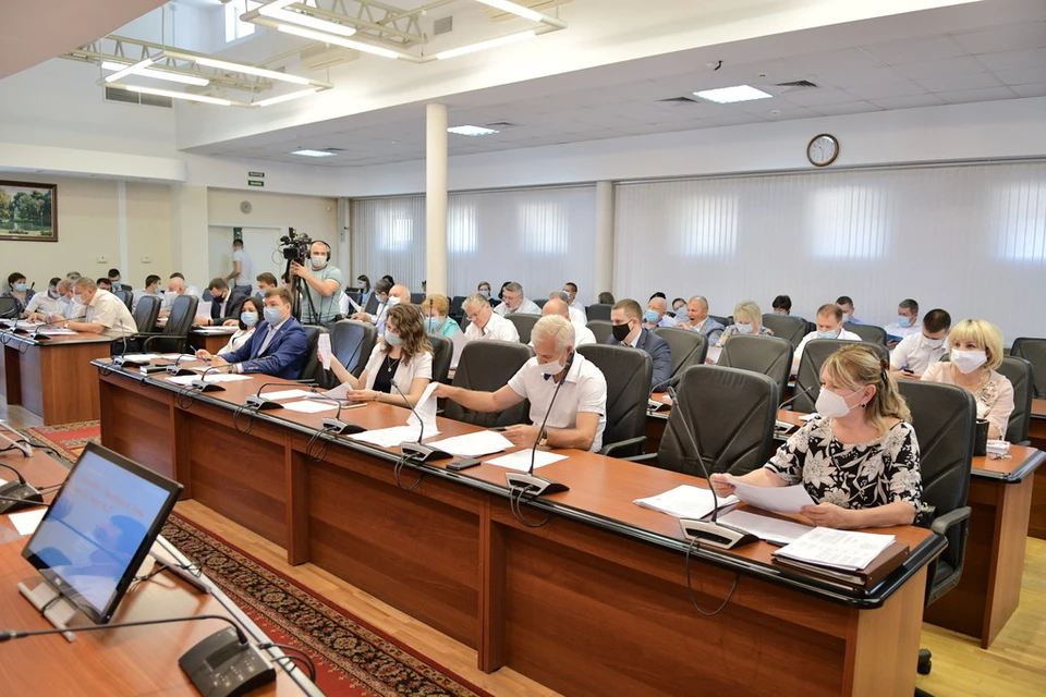 На заседании в Гордуме