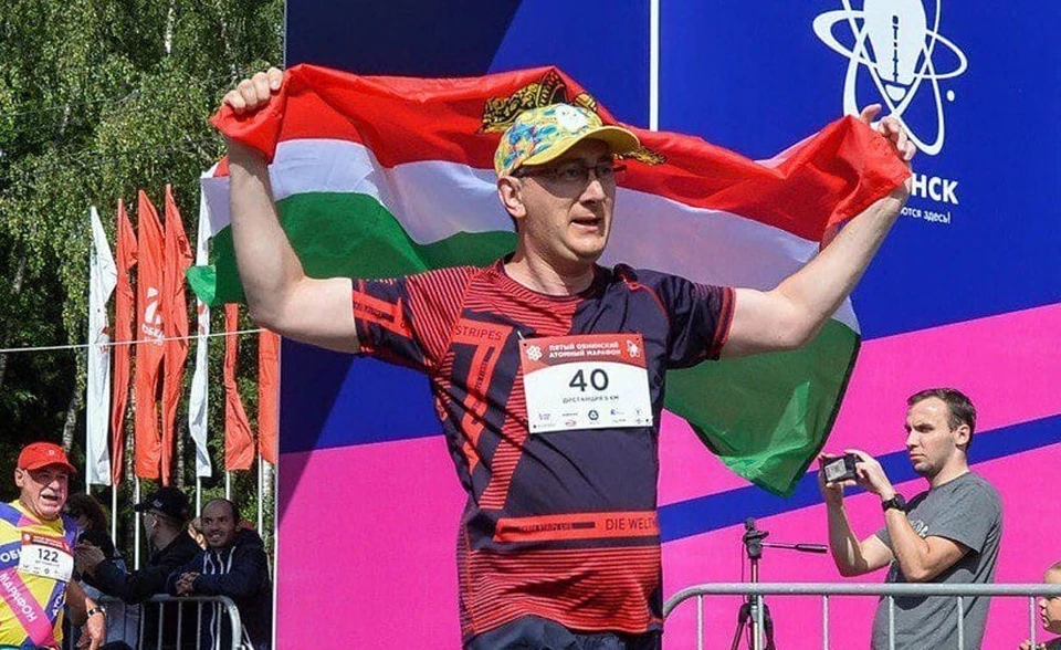 Владислав Шапша пробежал марафон в Обнинске.