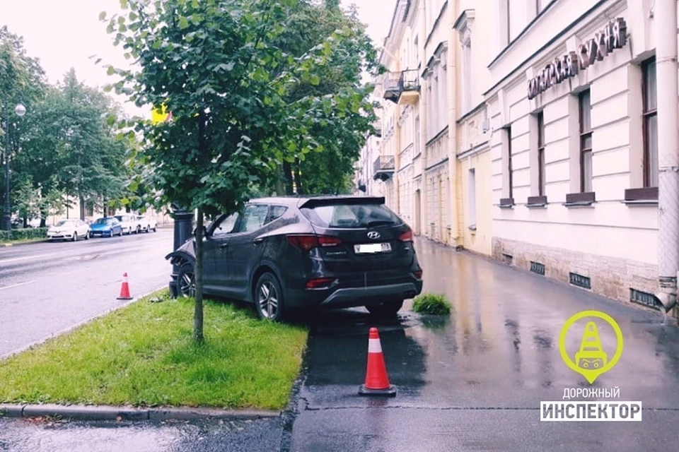 В Кронштадте водитель умер за рулем машины. Фото: vk.com/dorinspb