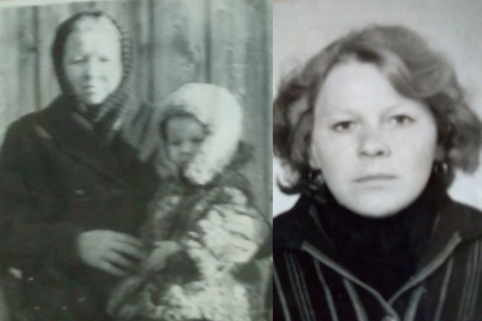 Татьяна росла у бабушки (на фото слева). Правду о том, кто она, узнала через много лет. Фото: личный архив.
