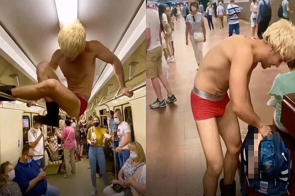 Новосибирский 22-летний блогер, популярный в инстаграме под ником tsyga_official, который станцевал в метро в нижнем белье и с силиконовым органом в руках, рассказал, что это было. Фото: Кадр из видео