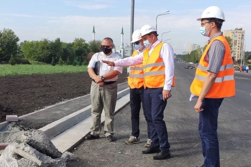 Мэр Кемерова назвал срок сдачи новой дороги. ФОТО: пресс-служба администрации города Кемерово