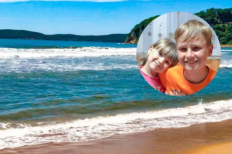 Двоих детишек стало уносить в море на приморском пляже. Фото: предоставлено родственниками.