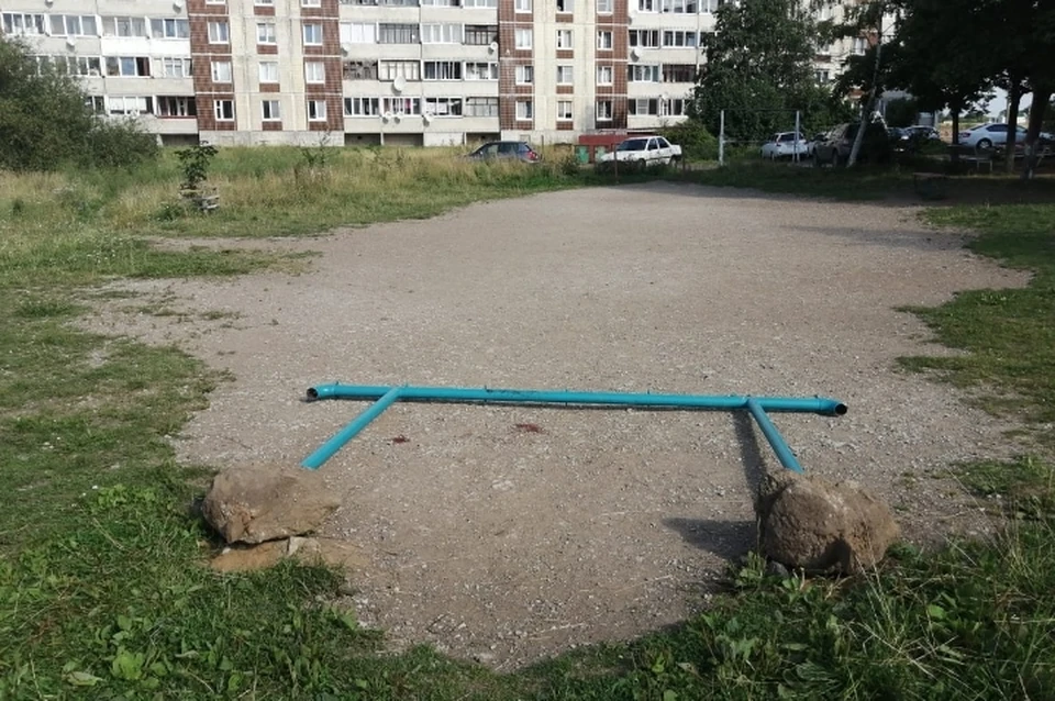 Перекладина упала на 8-летнюю девочку в Ленобласти. Фото: СУ СК РФ по Ленобласти