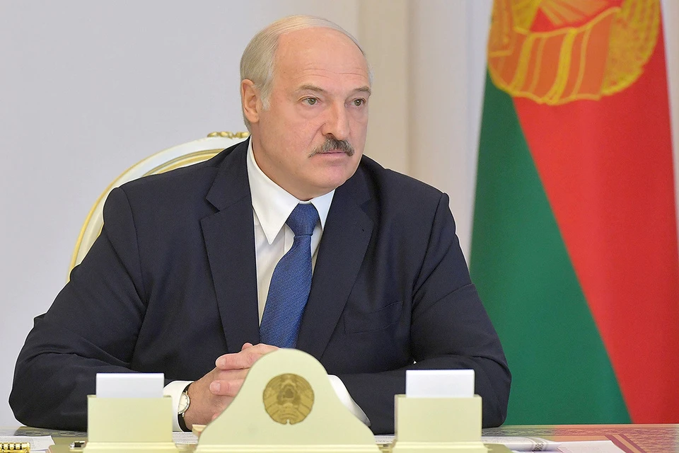 Александр Лукашенко на заседании Совбеза Белоруссии.