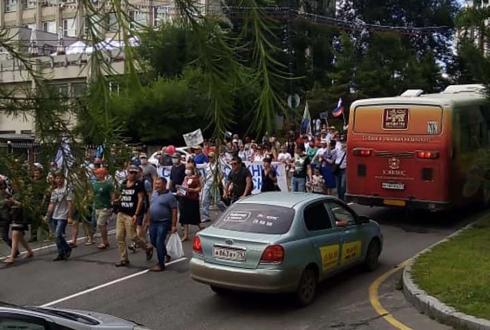 Уже седьмую субботу в регионе продолжаются протестные акции