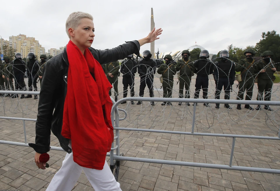 Мария Колесникова была задержана на Границе Белоруссии и Украины