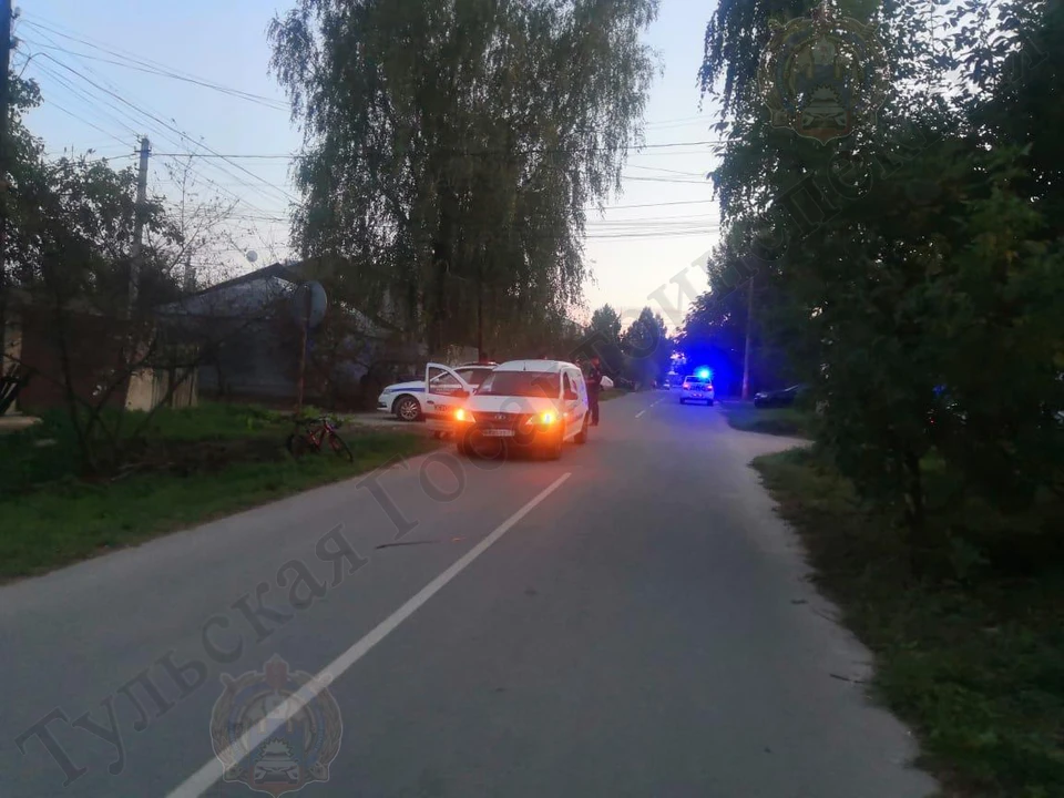 В Туле на ул.Олега Кошевого сбили 7-летнего велосипедиста