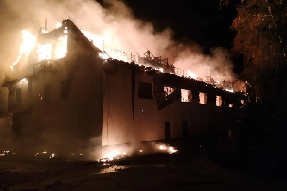 Пожар в офисном здании