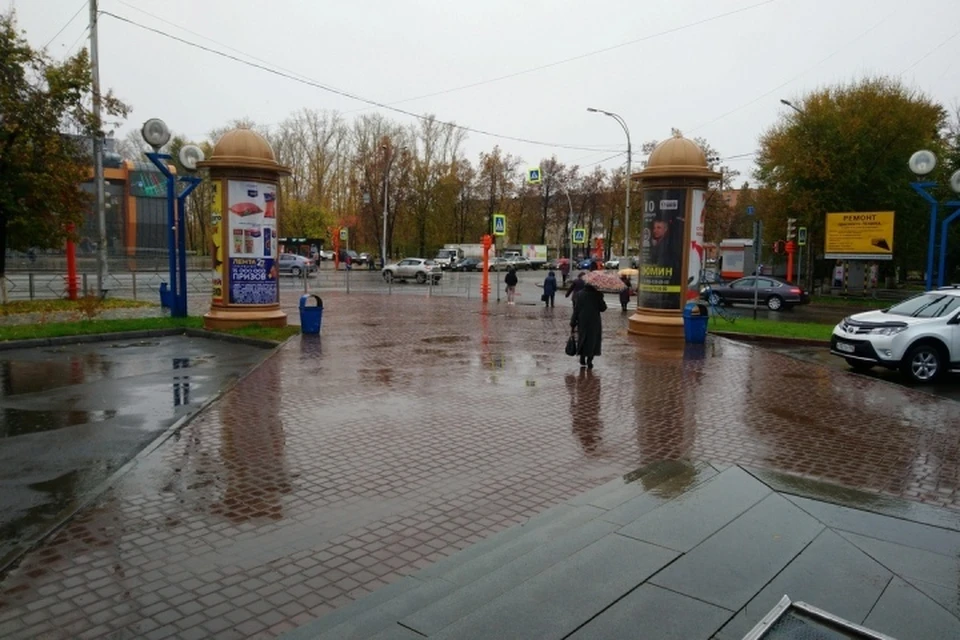 Появилось видео первого снега в Кемерове