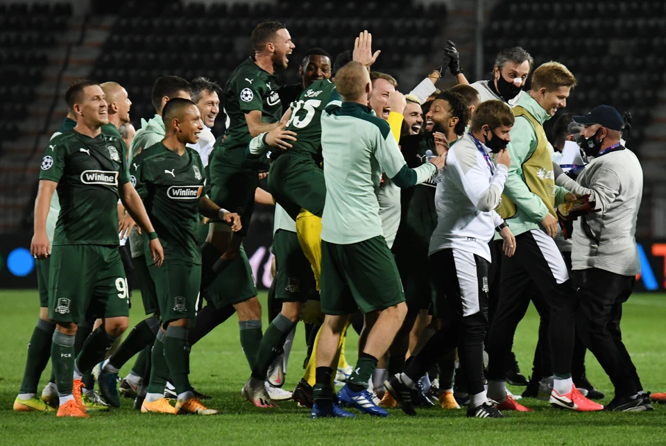 "Краснодар" впервые в истории вышел в групповой этап Лиги Чемпионов