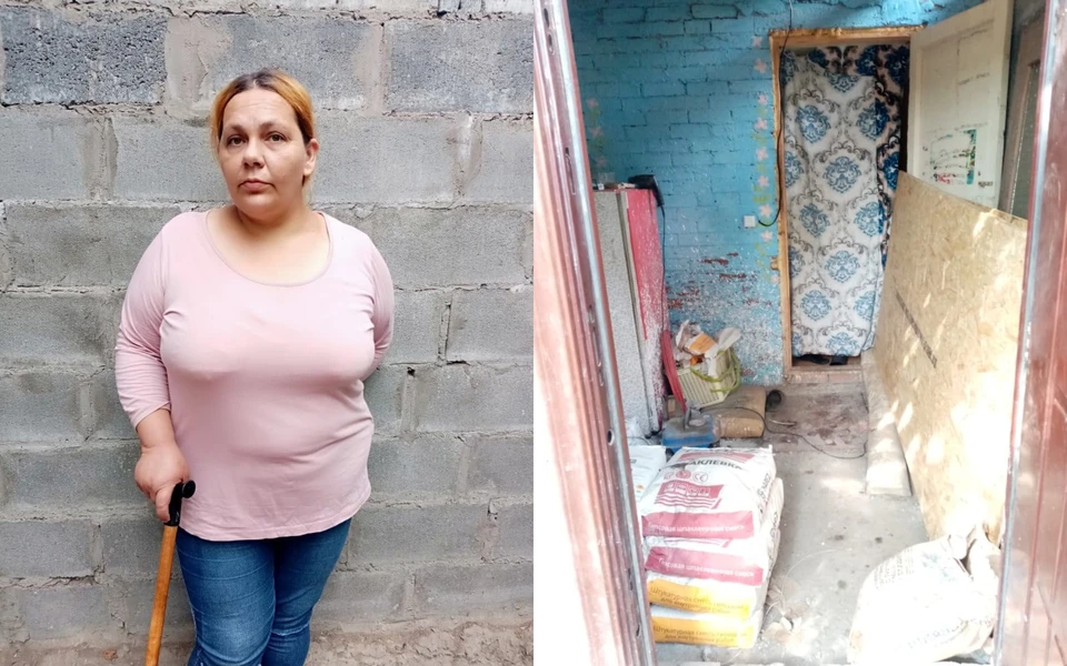 Анжела Скрынникова живет в хибаре, но считает себя самой счастливой женщиной. Фото: из архива семьи