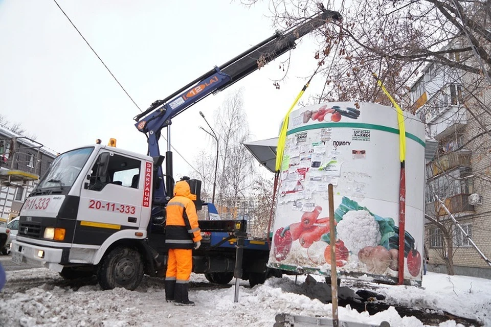 В Екатеринбурге снесли 230 нелегальных киосков