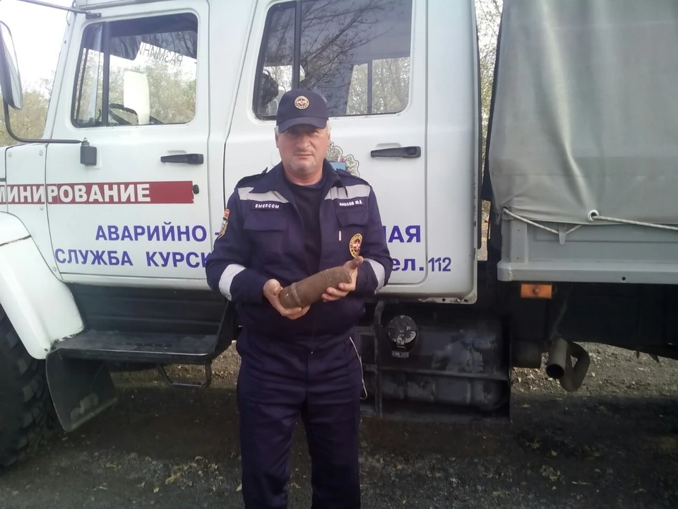 Боеприпас пролежал в земле со времен войны