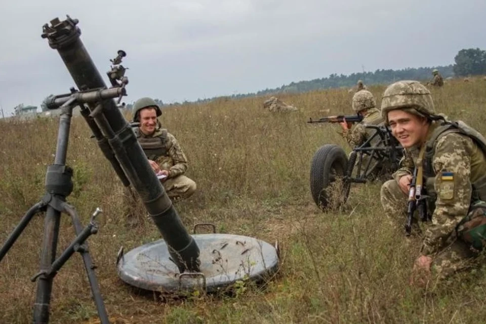 Миномет «Молот» продолжает уносить жизни украинских военных. Фото: Штаб ООС