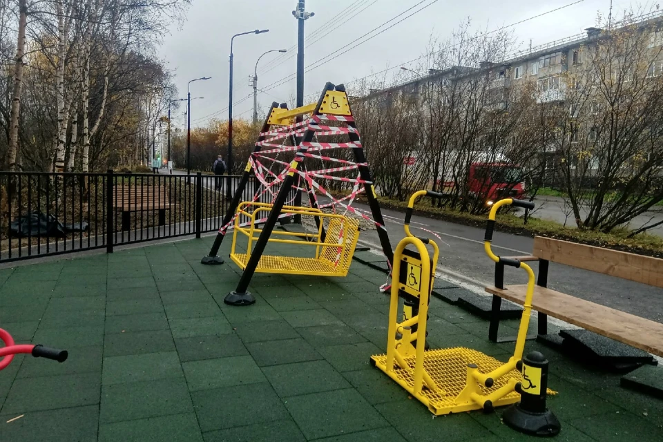 Некоторые объекты на площадке теперь не работают. Фото: Константин Сергеевич