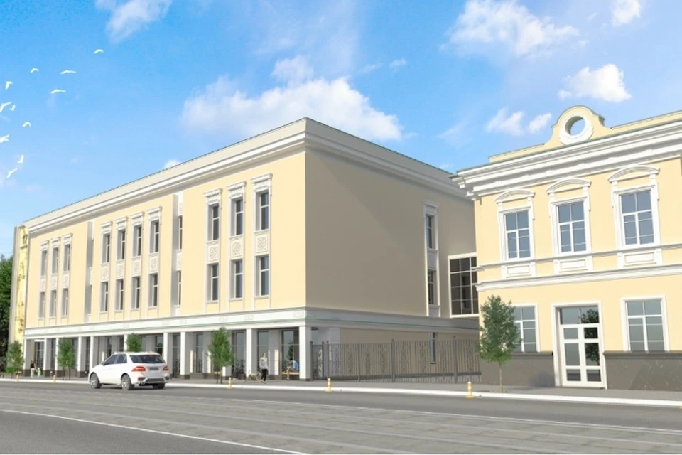 Так будет выглядеть новое здание гимназии. Фото: городская администрация.