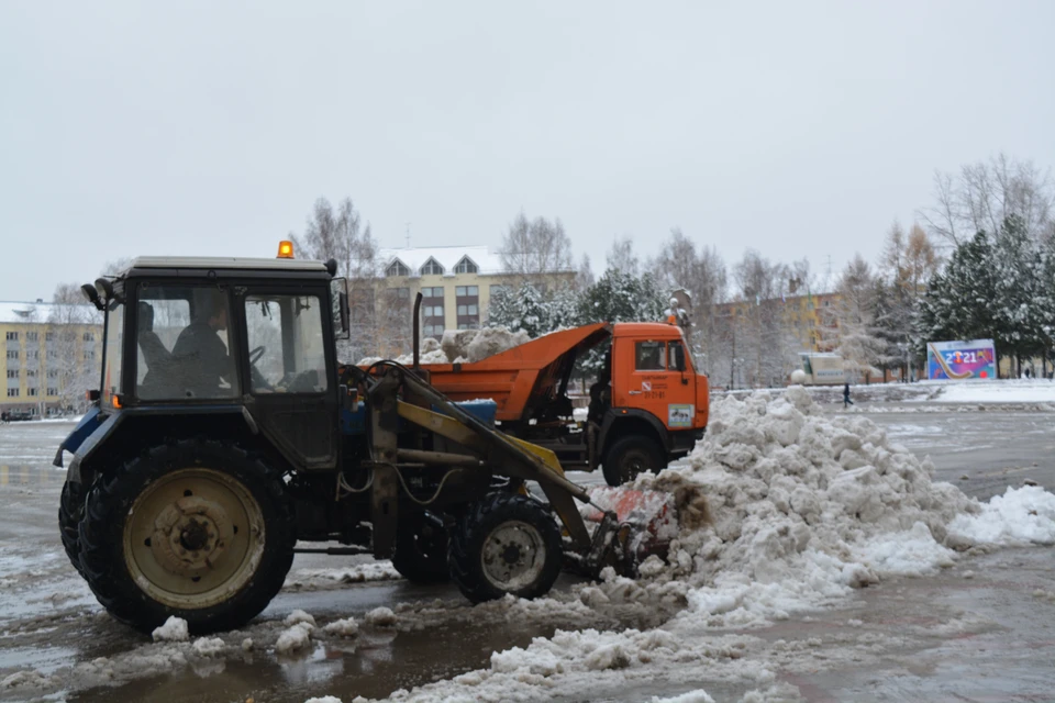 Город всего за ночь преобразился.