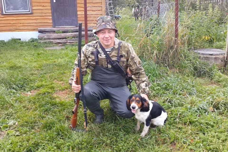Дмитрий и его боевой пес