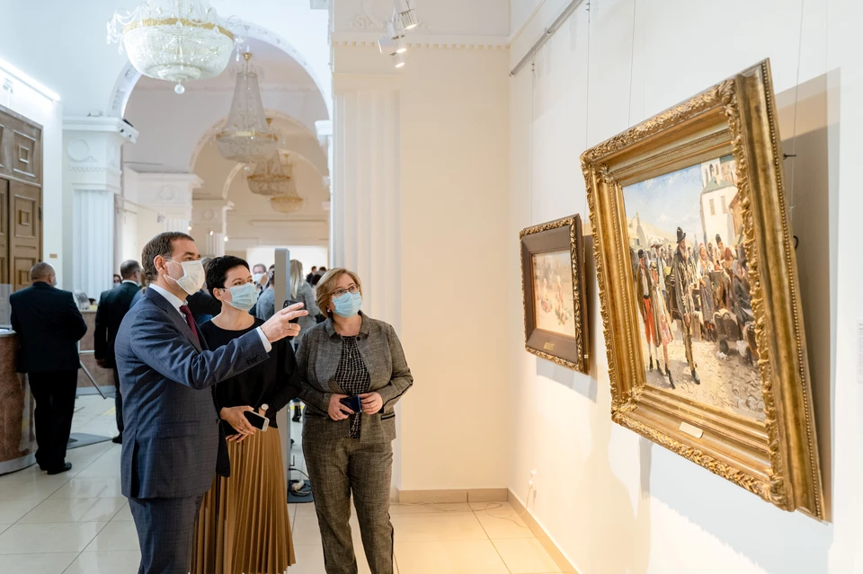 На выставке представлены 33 картины из коллекции Третьяковской галереи. Фото: Пресс-служба ОГБУК «Челябинский государственный музей изобразительных искусств»
