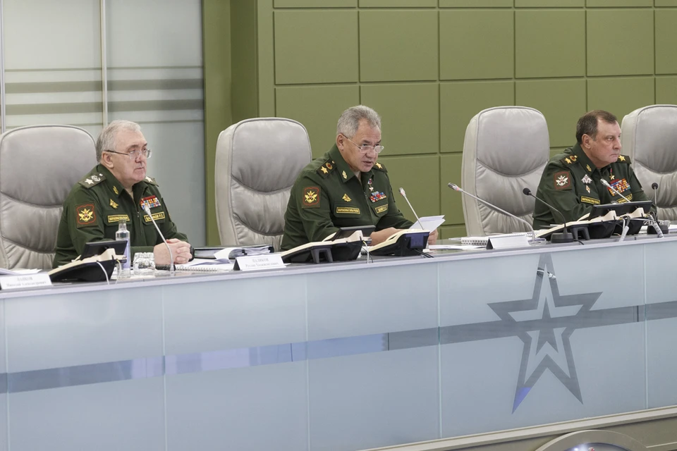 Министр обороны РФ выступил на совещании, где обсуждалось состояние Вооруженных сил страны в период пандемии. Фото: mil.ru