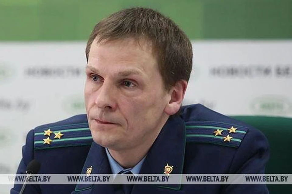 Эльдар Сафаров ещё в должности начальника отдела поддержки гособвинения Генпрокуратуры. Фото: belta.by
