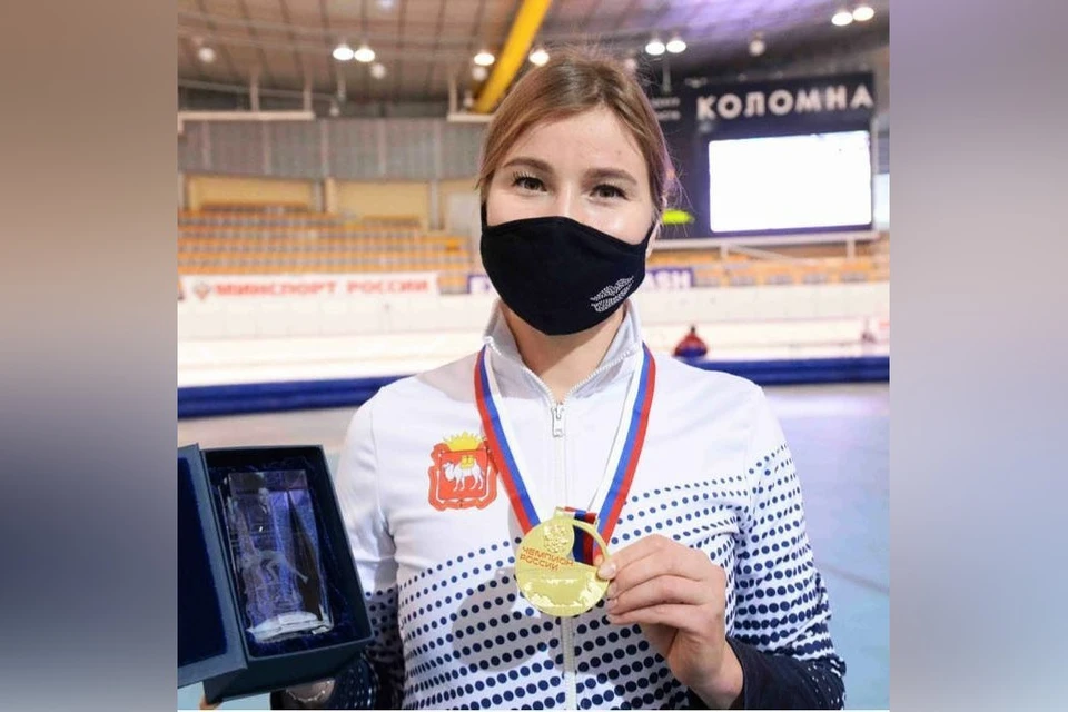 Ольга Фаткулина завоевала золото национального чемпионата на дистанции 500 метров. Фото: Росгвардия по Челябинской области / Vk.com