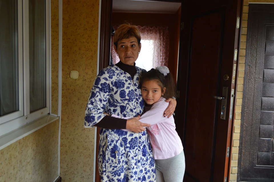 Елена Скрыпник с 8-летней Валерией пережили не один обстрел