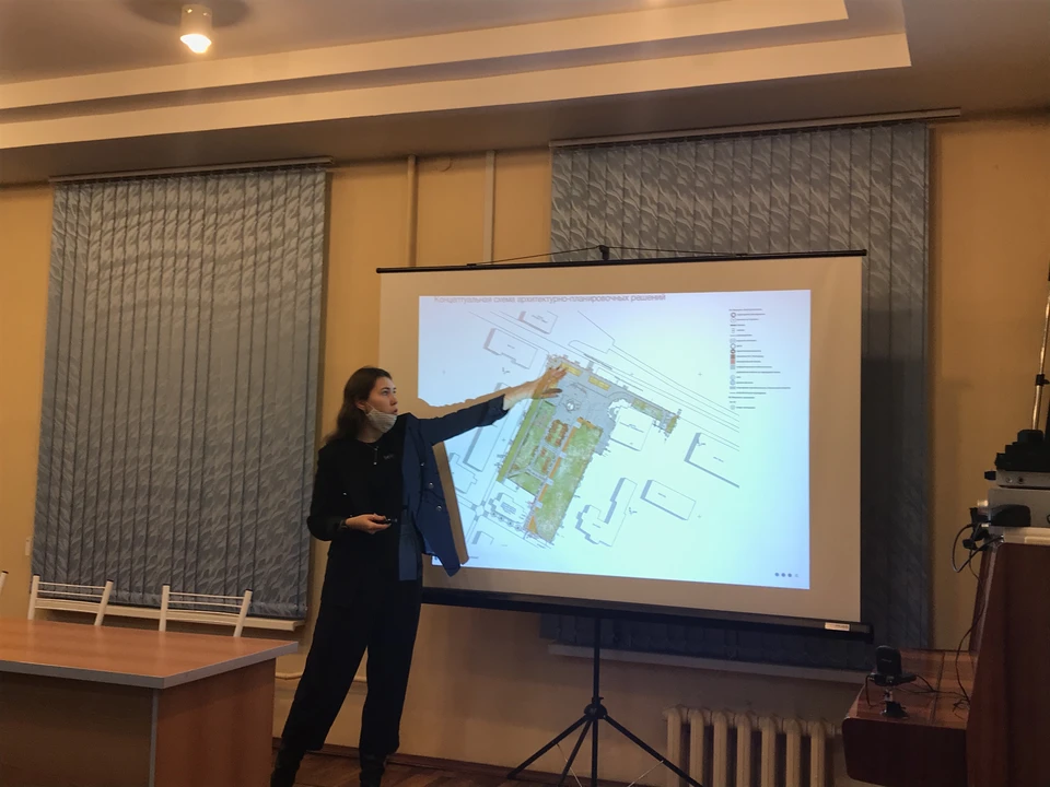 Концепцию благоустройства сквера Нестерова представили жителям Нижегородского района. Фото: Администрация Нижнего Новгорода