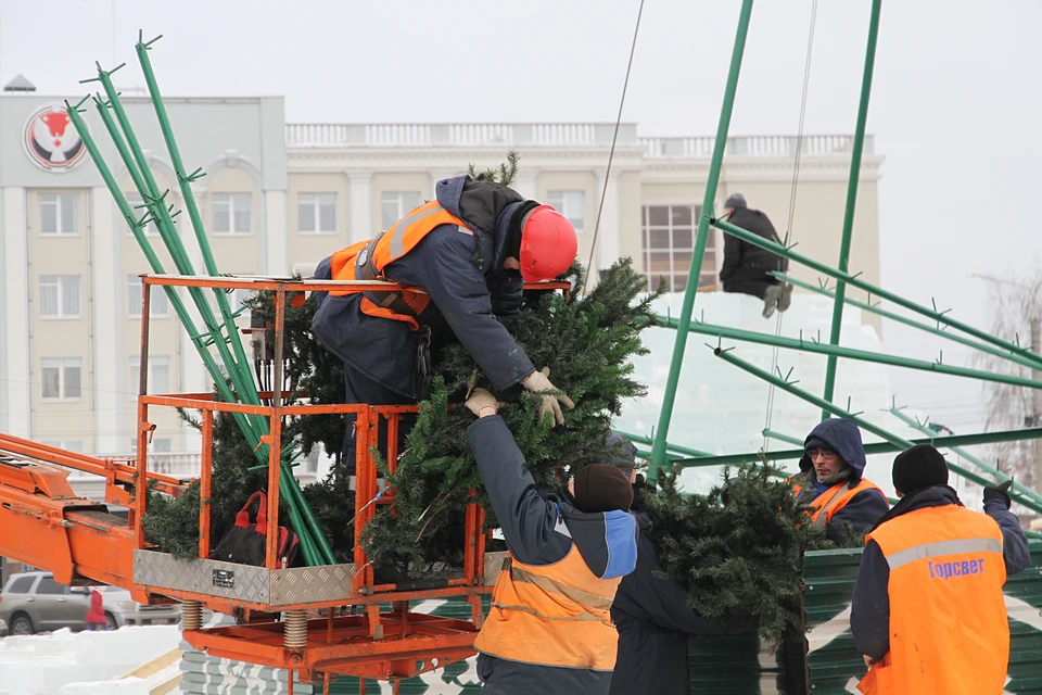 Главная праздничная елка на Центральной площади Ижевска появится в декабре