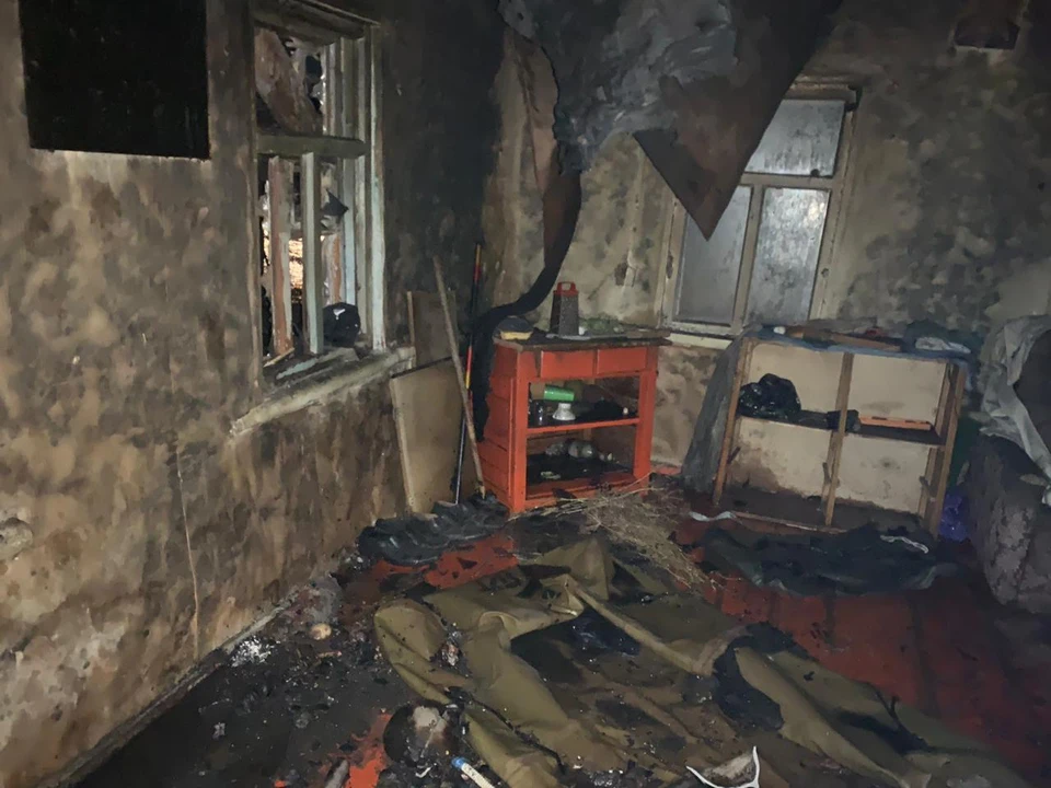 В доме села Репное пожар унес жизнь мужчины