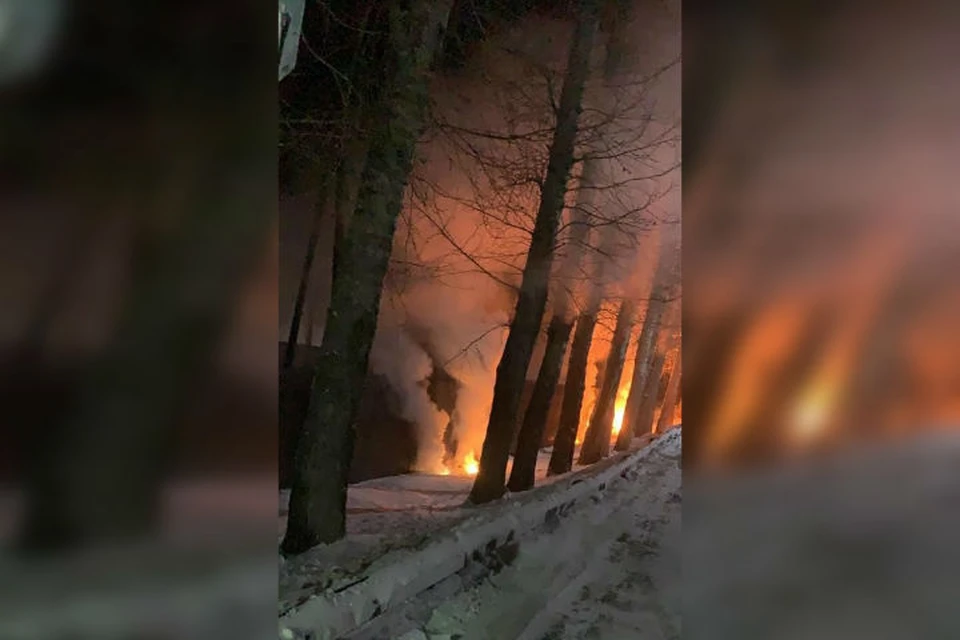 По словам очевидцев на месте обрыва произошло возгорание Фото: Нина Шилкова
