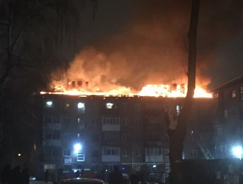 Пожар на улице Студенческой уже ликвидировали. Фото: кадр видео chp_59.