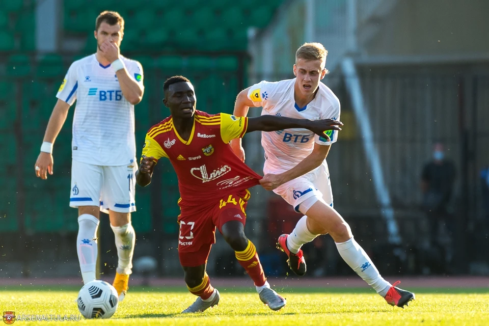 В первом круге «оружейники» обыграли «Динамо» 2:0, однако повторить этот результат сейчас будет очень сложно. Фото: ФК «Арсенал» (Тула).