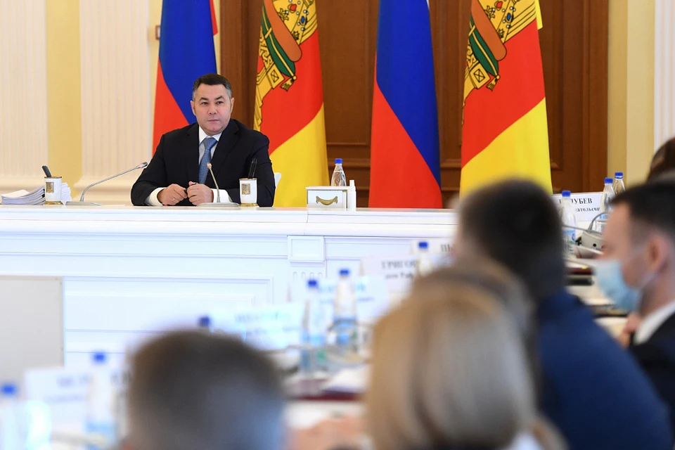 Губернатор напомнил, что недавно регион и Газпром утвердили Программу газификации Тверской области на 2021-2025 годы. Фото: ПТО