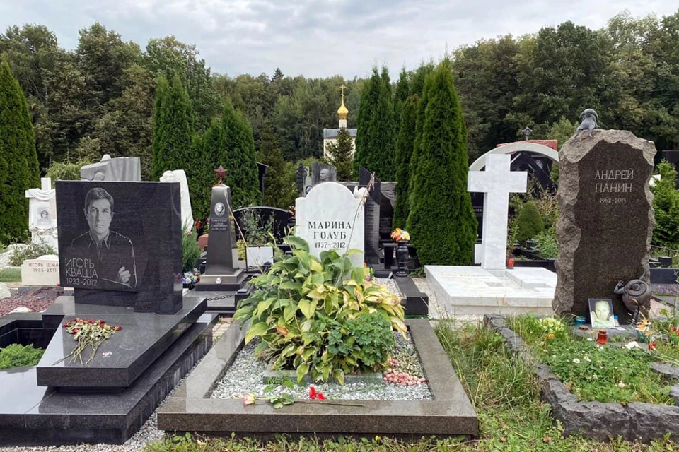 Могила панина фото на троекуровском кладбище фото