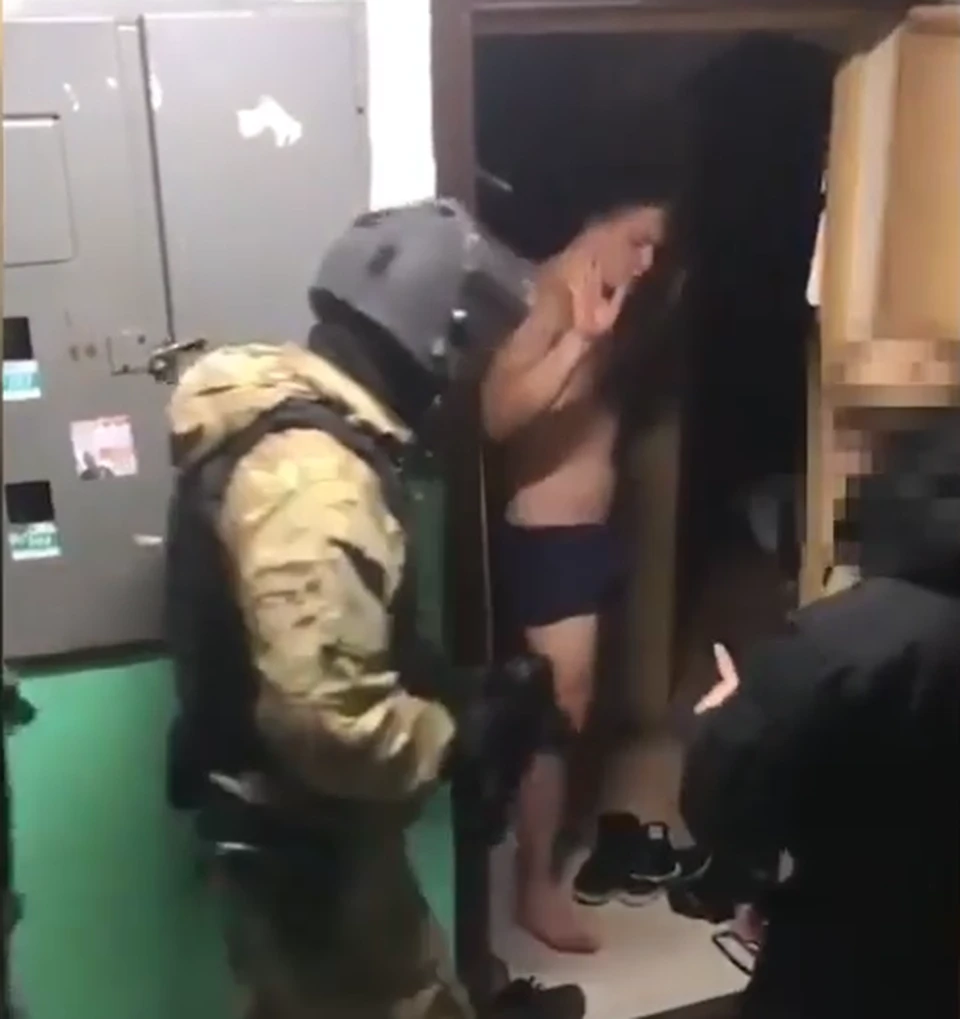 Момент задержания