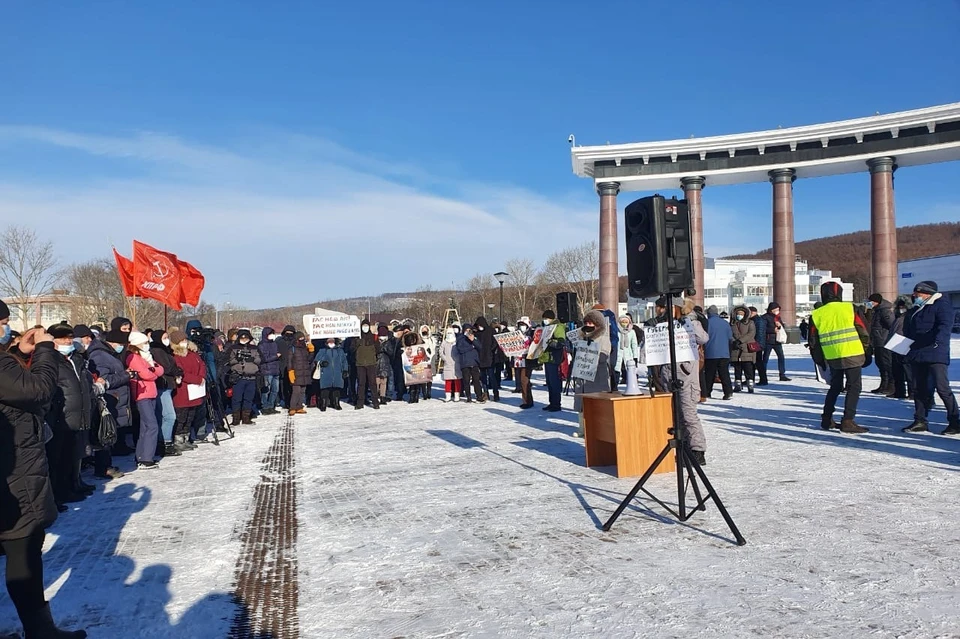 Коммунисты задействовали в митинге работников "Мехколонны68", которым не платил зарплату один из организаторов митинга - директор предприятия