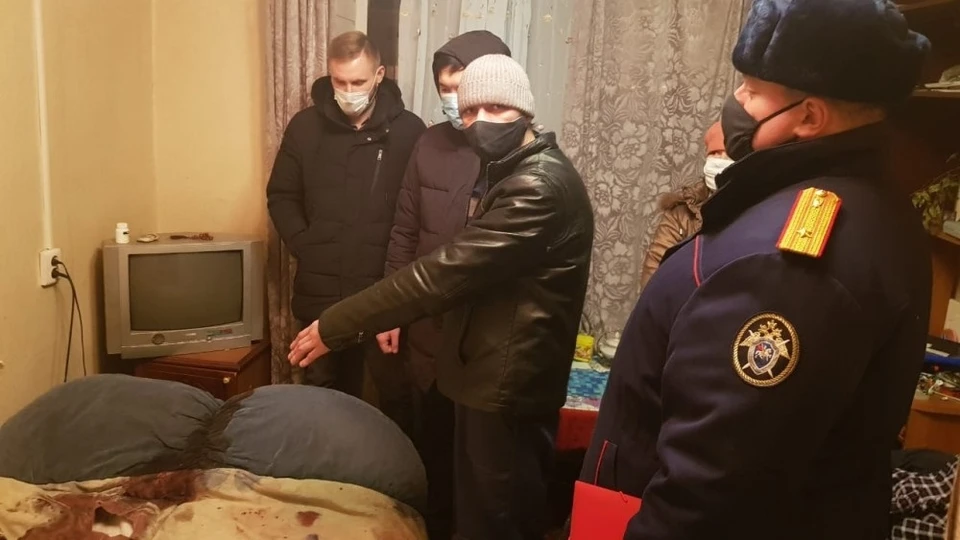 Фото со следственного эксперимента