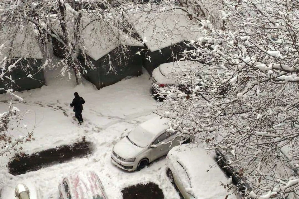 Увидеть столько снега жители города не ожидали.