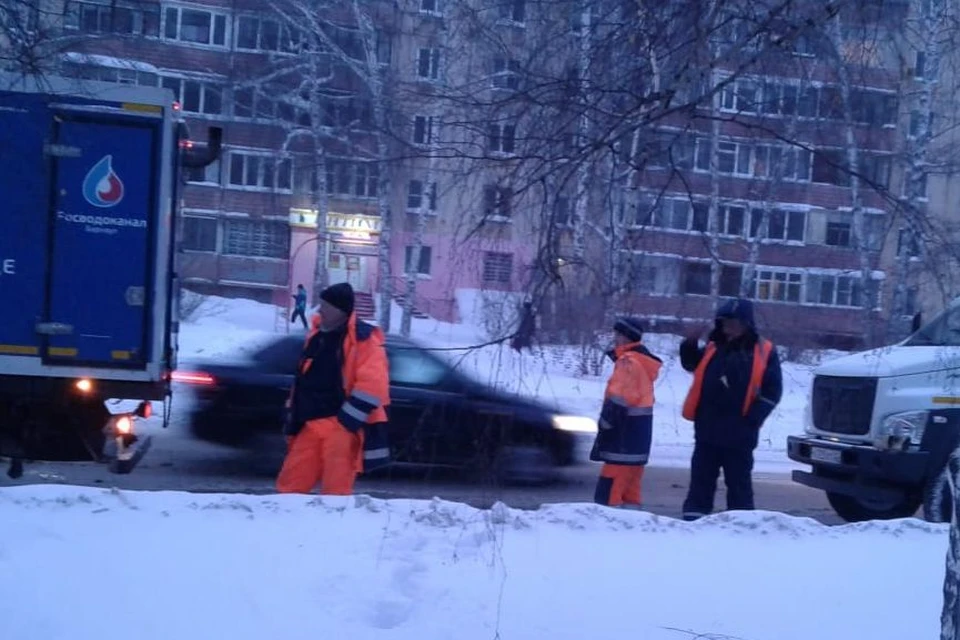 На месте работ
