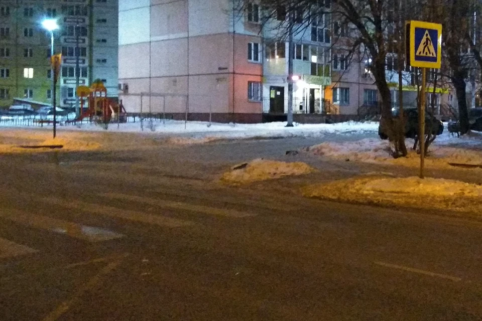 В Липецке на пешеходном переходе сбили пенсионерку