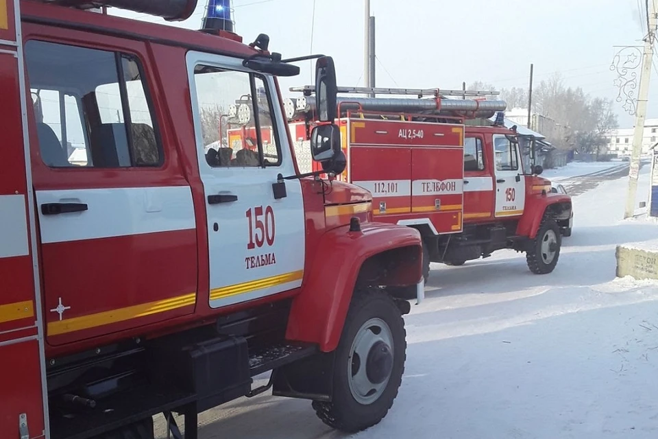 Два человека погибли на пожаре 2 январе в Иркутском районе