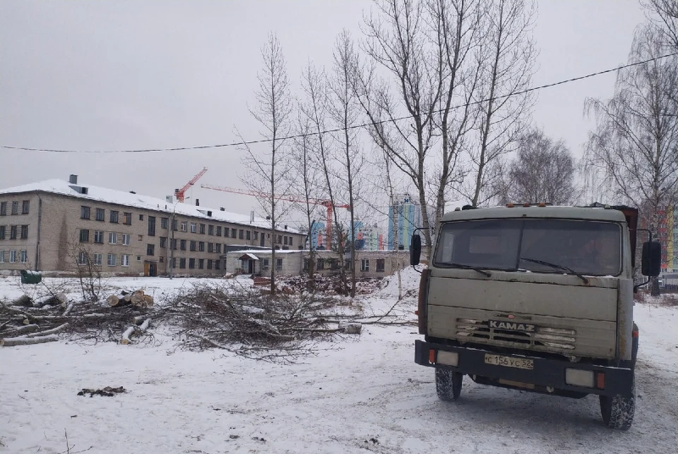 На территории школы №79 в Нижнем Новгороде навели порядок после вмешательства активистов. Фото: Нижегородское отделение ОНФ
