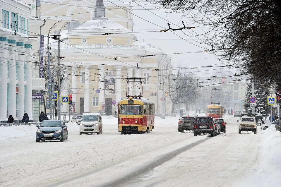 На Орловскую область надвигается метель с сильным ветром
