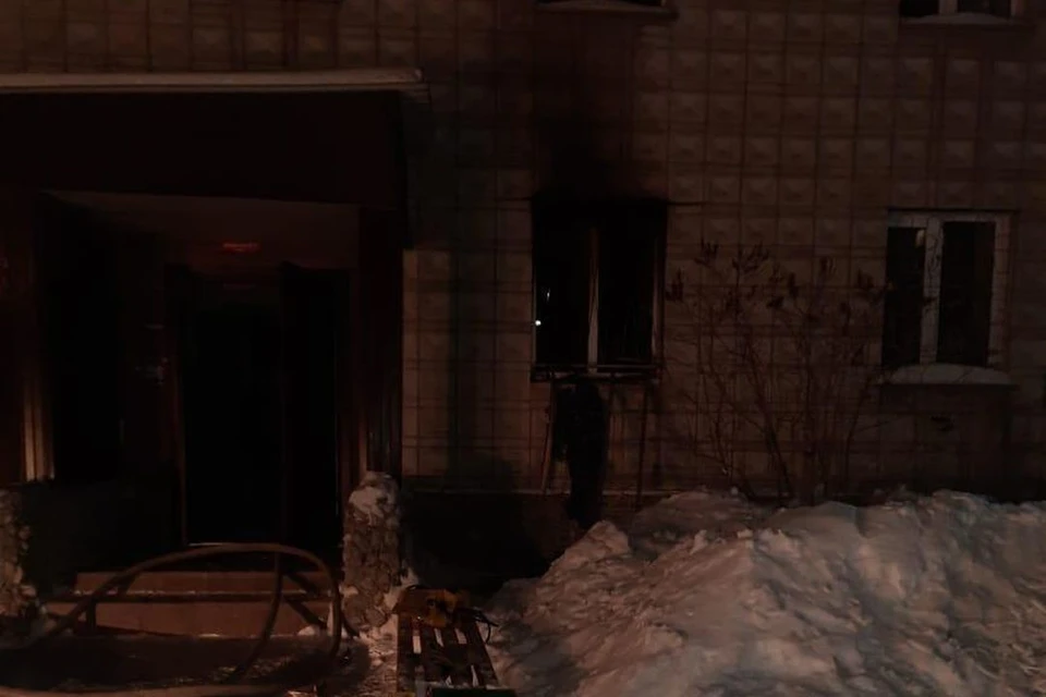 На пожаре в Бердске погибли два человека. Фото: МЧС по НСО