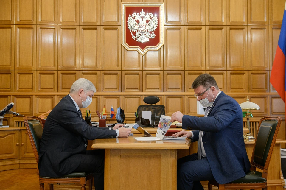 Николай Фролов развернул перед губернатором планов громадье.