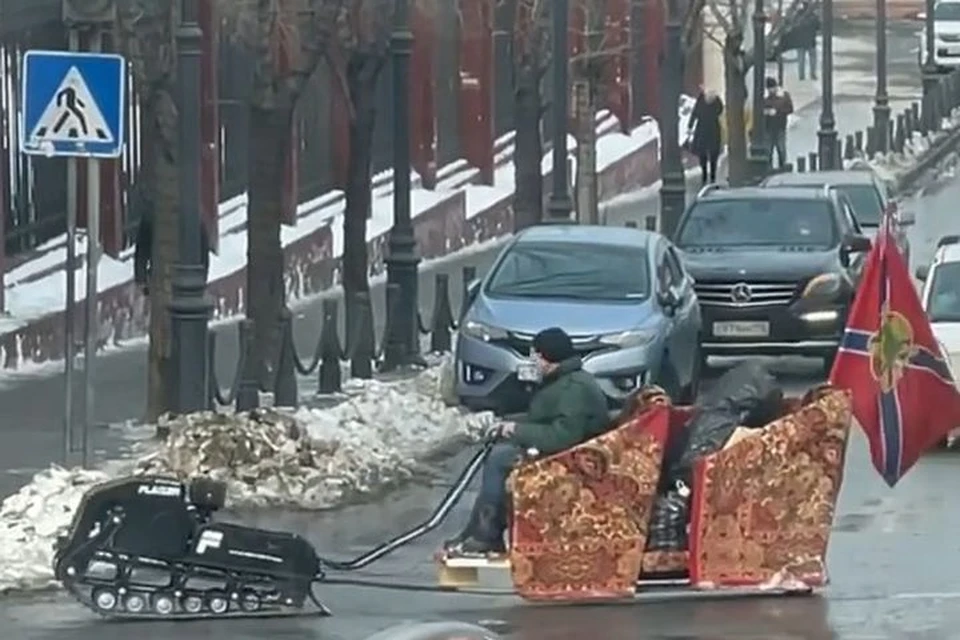Необычный транспорт на улицах приморской столицы