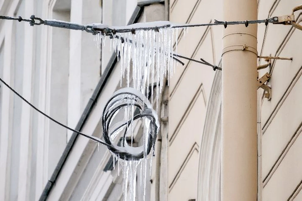 Отключения электроэнергии вызваны снежным циклоном